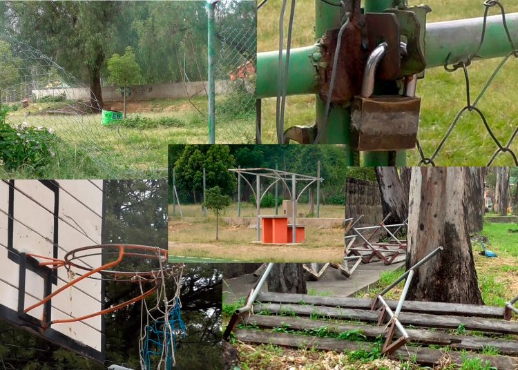 Complejo deportivo García Agreda con grandes deficiencias